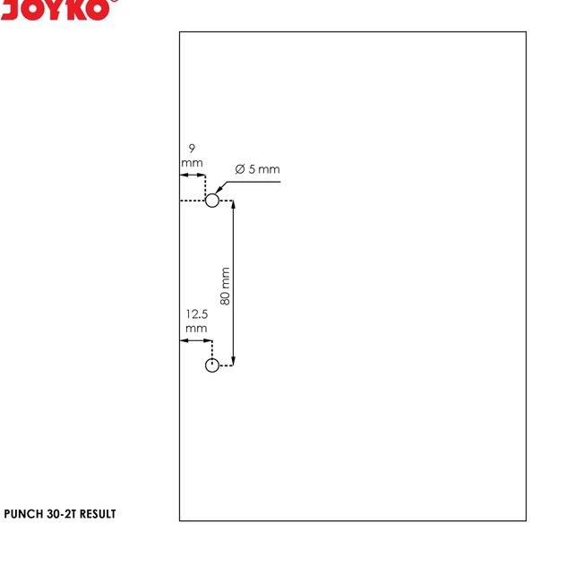 

Kekinian - Punch / Pembolong Kertas Joyko 302T ,.