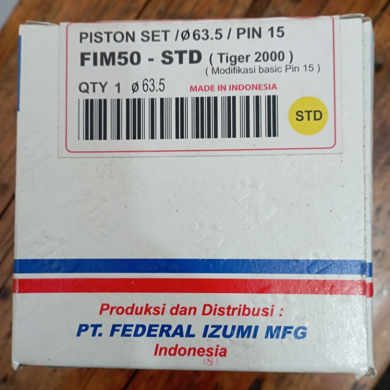 piston honda tiger FIM