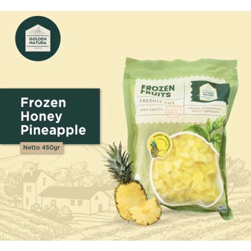 

Golden Natura Frozen Honey Pineapple (Buah Nanas Beku Premium)
