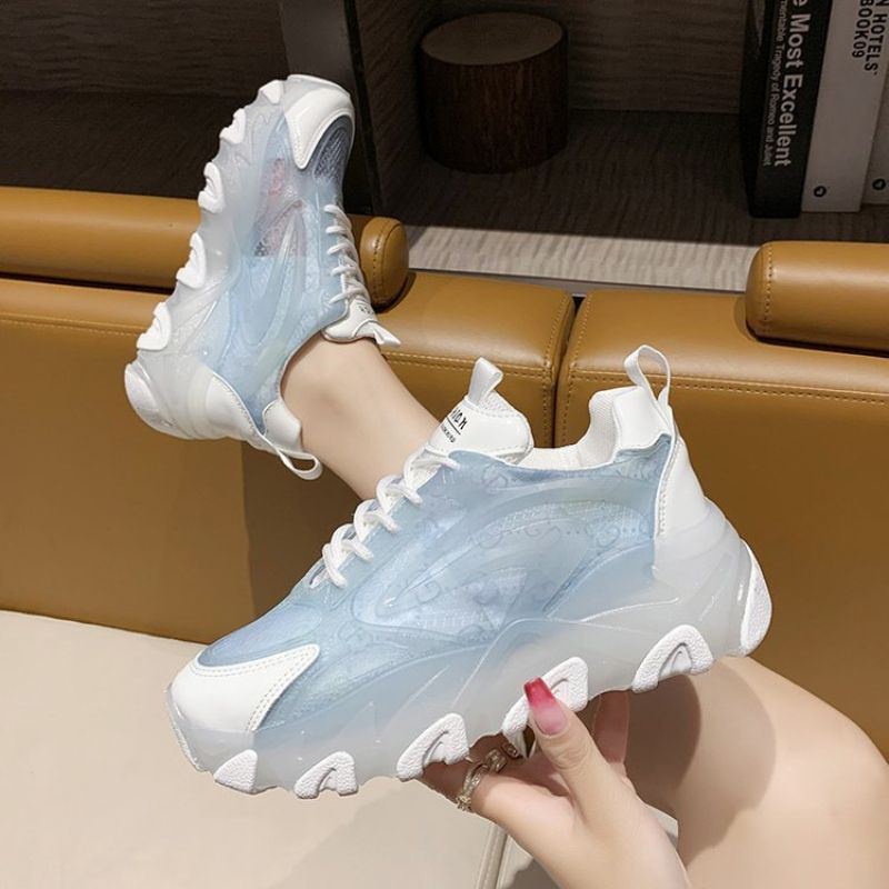 8093 Sepatu Sneakers Wanita Sport Shoes Import Murah Fashion Korea