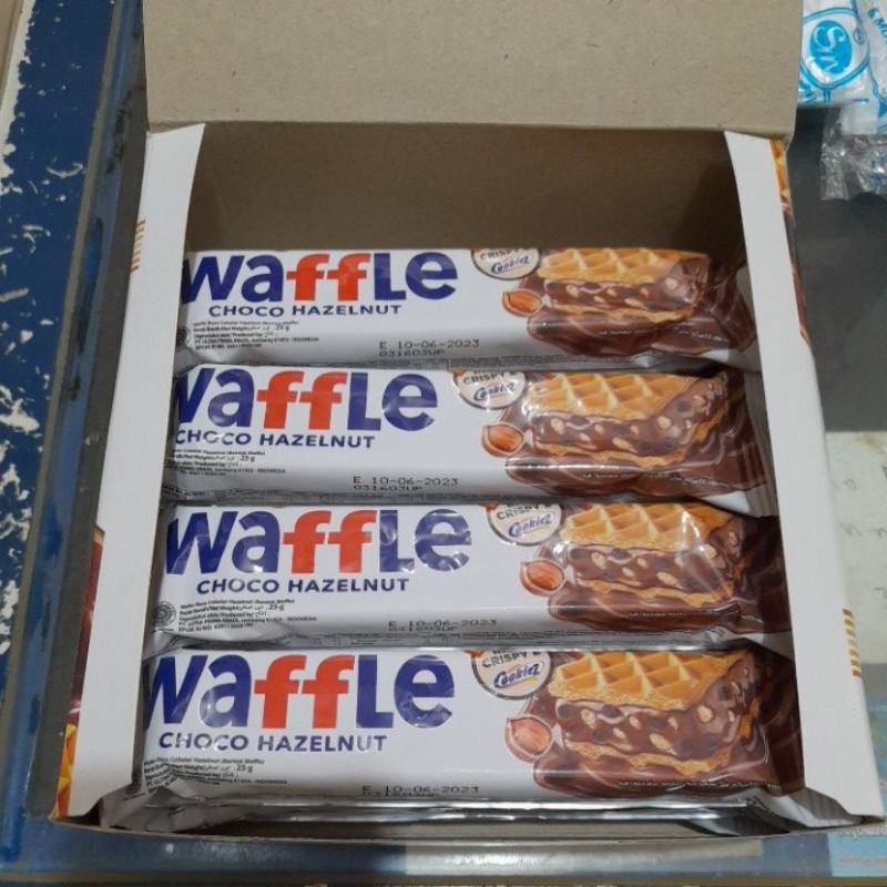 

Waffle choco hazelnut isi 12x25 gram