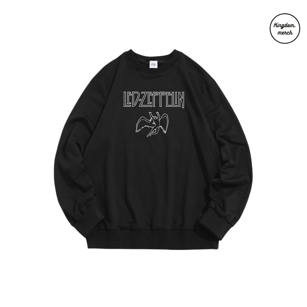 Crewneck Sweater Led Zeppelin Pria Dan Wanita Terlaris COD