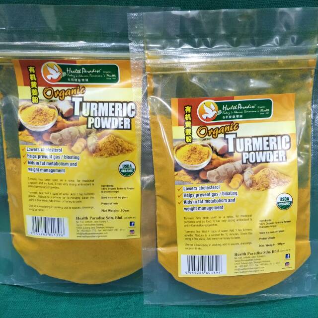 

Health Paradise Organic Turmeric Powder 50g