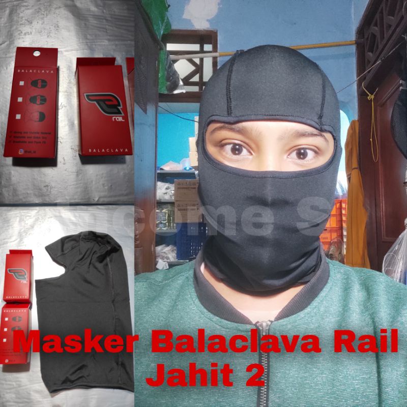 Premium Quality Balaclava Rail / Balaclava Rail / Masker Balaclava Rail / Masker ninja Rail / Masker kepala Rail Masker Maestro