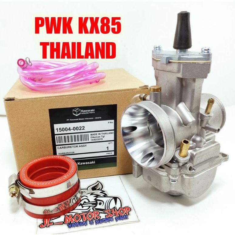 KARBURATOR KARBU PWK 24 26 28 30 32 34 KX 85 KX-85 UNIVERSAL Mudah Setting Plus Karet Intake KARBU PWK