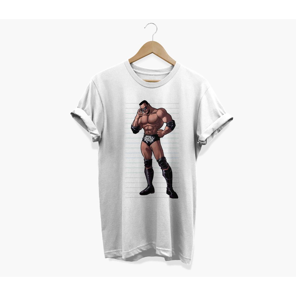 Kaos Distro WWE The Rock Tshirt 03