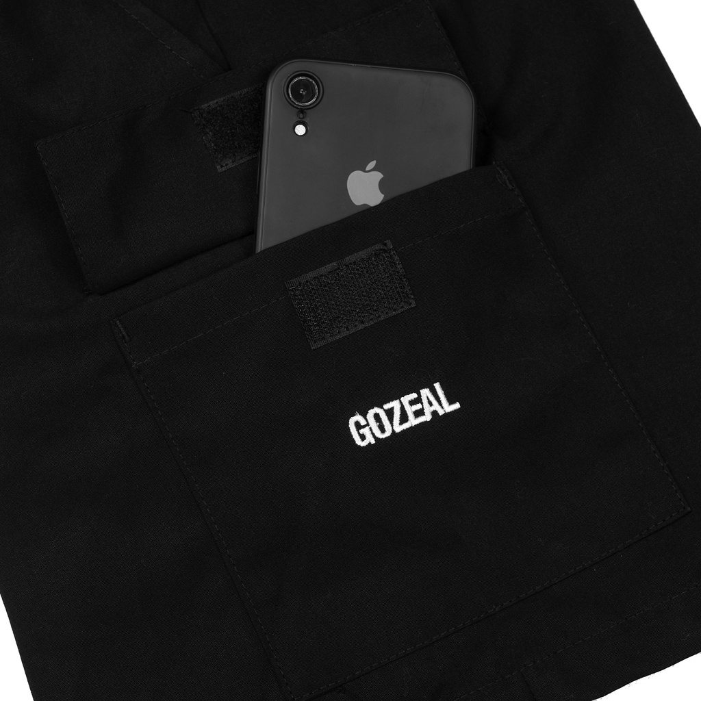 Gozeal | Shortpants Cargo | Gecko Black