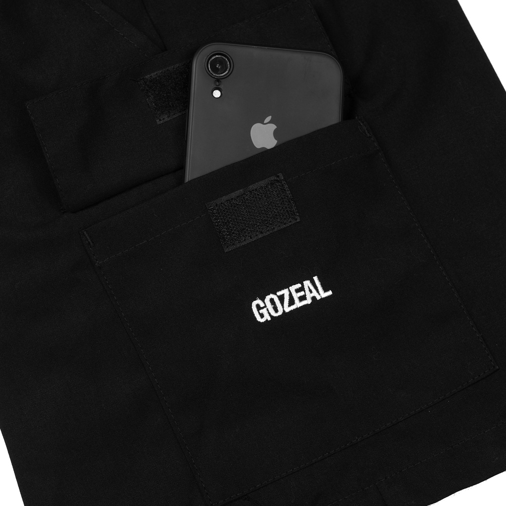 Gozeal | Shortpants Cargo | Gecko Black