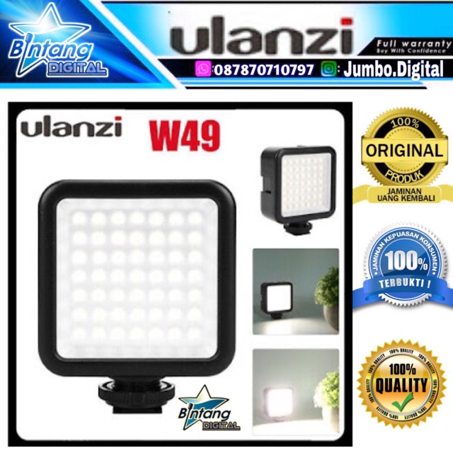 LED Video Lighting Ulanzi W49 - LED Ulanzi w49