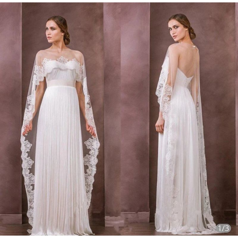 bolero brukat / bolero Tulle / bolero wedding /cape / busana kondangan