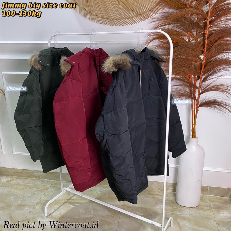 Coat big size pria winter jaket jumbo cowok import gunung hangat plus size besar jacket jimmy