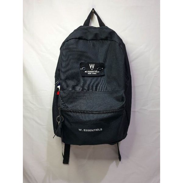 Tas Ransel Second Original Branded W. Essentials + Gantungan Kunci Maison Kitsune