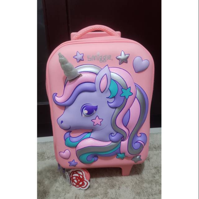 Smiggle trolley hardtop bag Unicorn Original