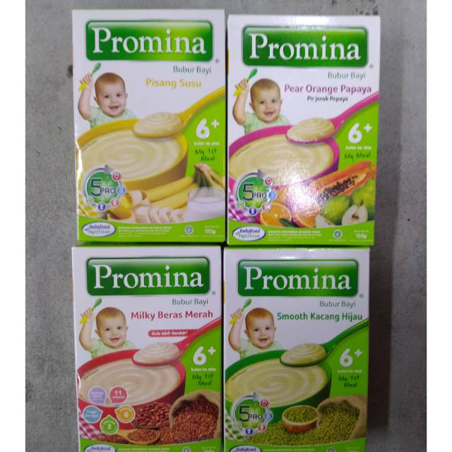 Promina Bubur Bayi 6 6bln Rasa Menu Tunggal Buah Lengkap Shopee Indonesia