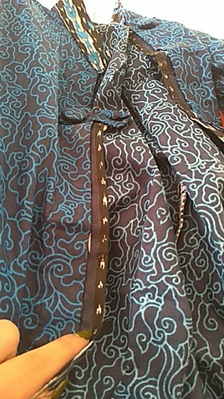 Tey-17 Batik Wanita Asj Sa Hrb026 Kenongo Kemeja Tosca Pendek