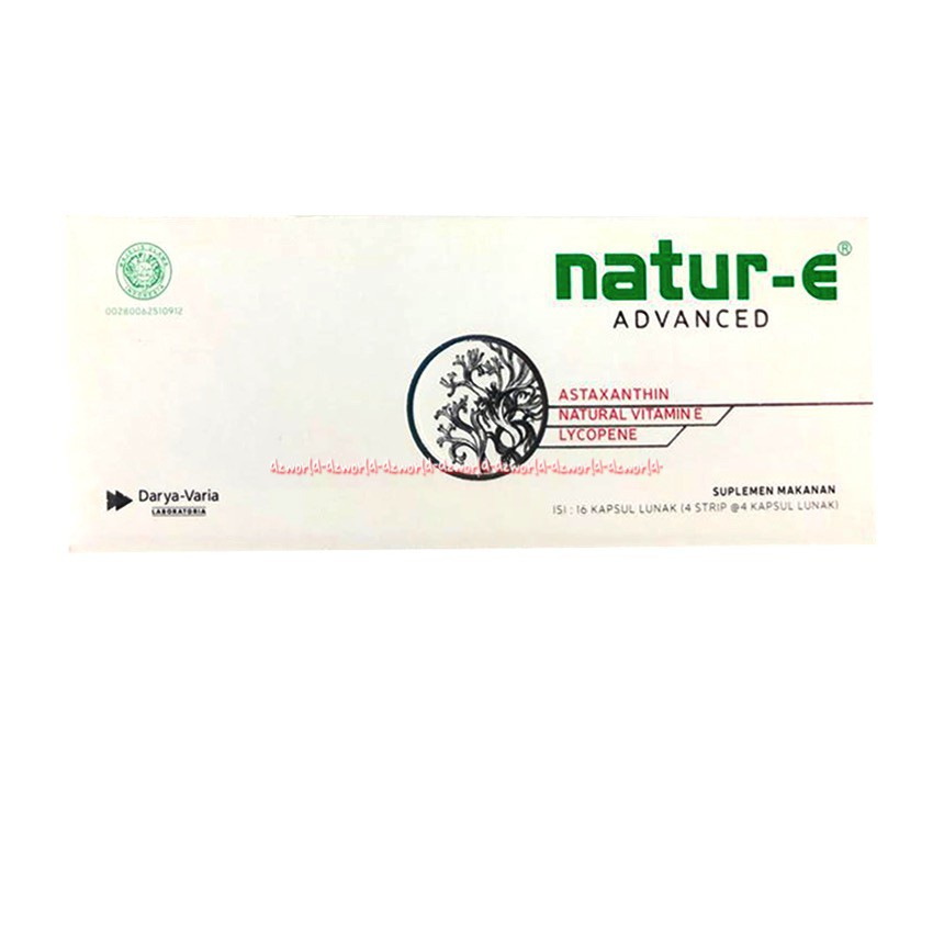 Natur-E Astaxanthin 16kapsul dari Ganggang Merah Vitamin E Nature E 40x Obat Untuk Vitamin Kulit Nature-E