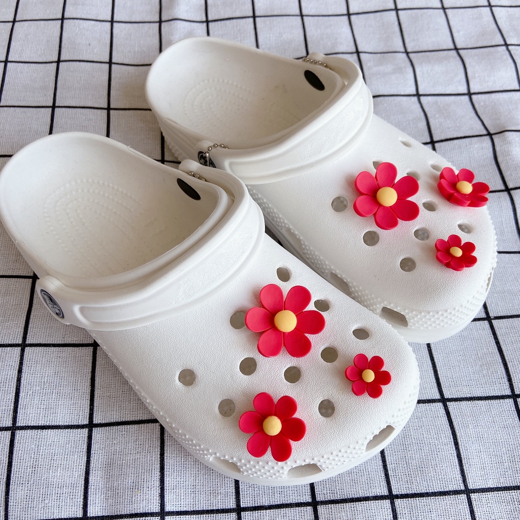 Crocs Charms Aksesoris Sepatu Desain Bunga Matahari Crocs Jibbitz Untuk Hadiah Anak Laki-Laki Dan Perempuan