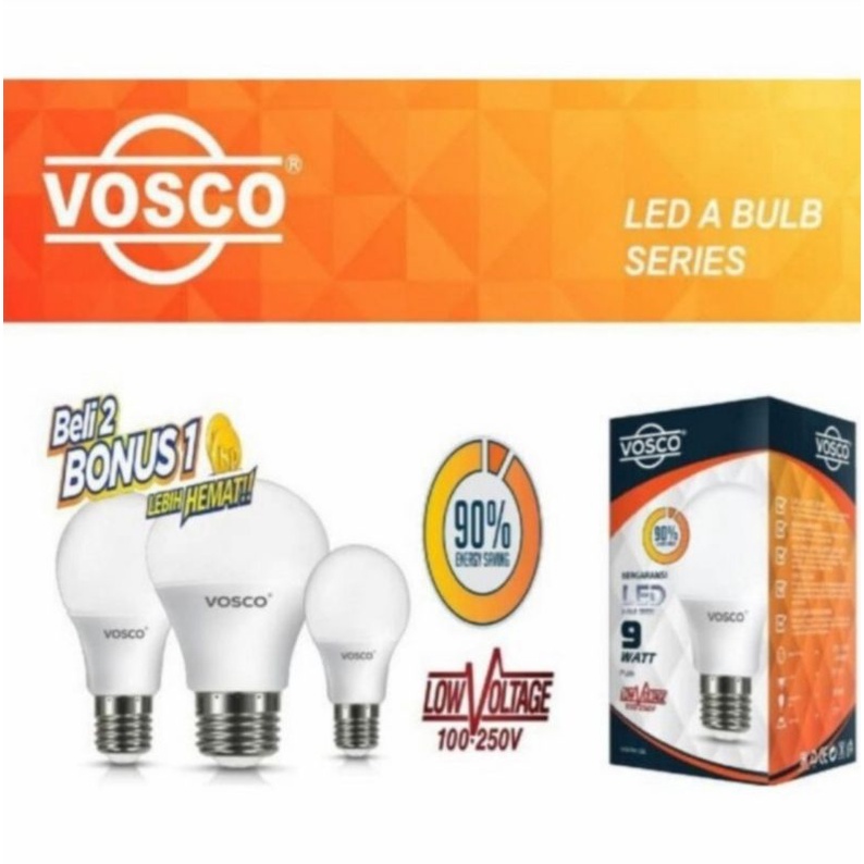 Bohlam LED 3W A-Bulb VOSCO