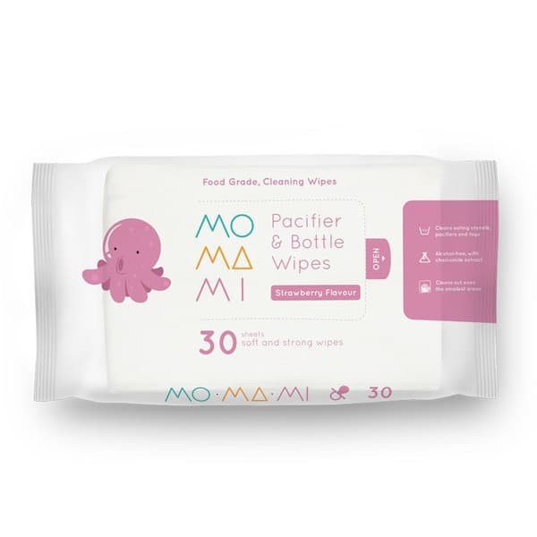 MoMaMi Pacifier &amp; Bottle Wipes 30 | Tissue Tisu Basah