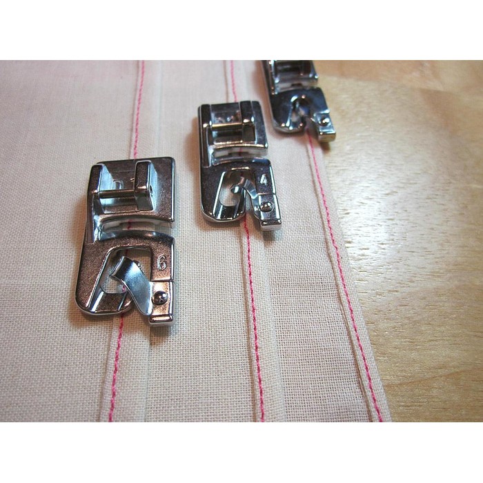 Sepatu Lilit Lipat Kelim Lebar 6mm - Hemmer Foot Mesin Jahit Portable 6mm Wide Edge Presser Foot