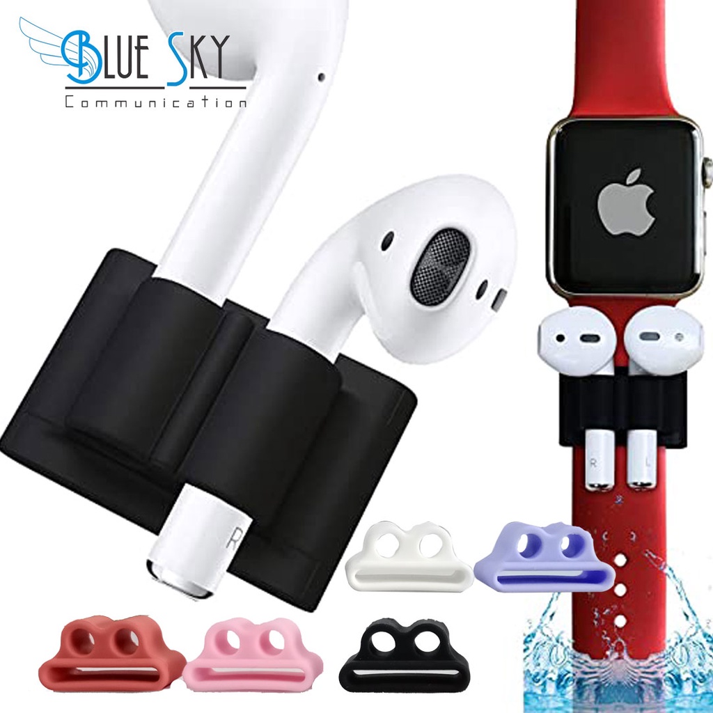 HOLDER BAND AIRPODS SILICONE JAM TANGAN