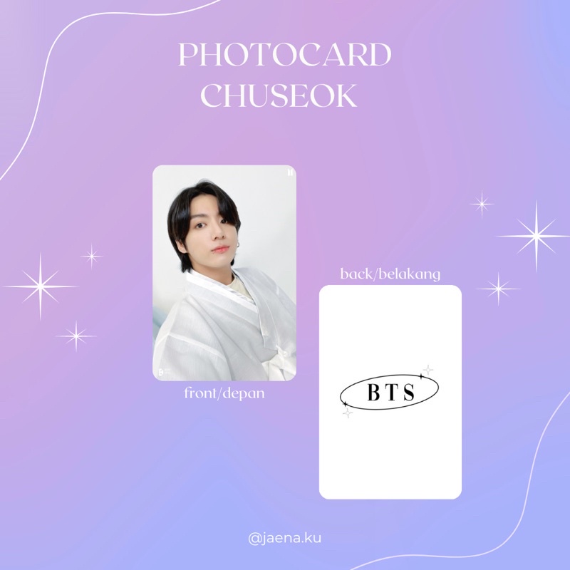 [BTS] PHOTOCARD BTS CHUSEOK VER. ‼️BACA DESKRIPSI‼️