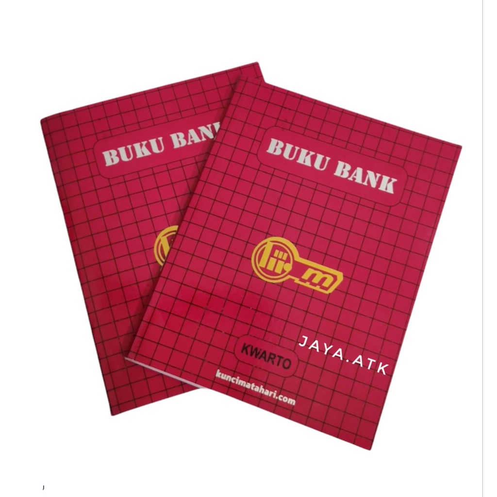 BUKU BANK KEUANGAN A5 QUARTO 90 LBR KUNCI MATAHARI KWARTO