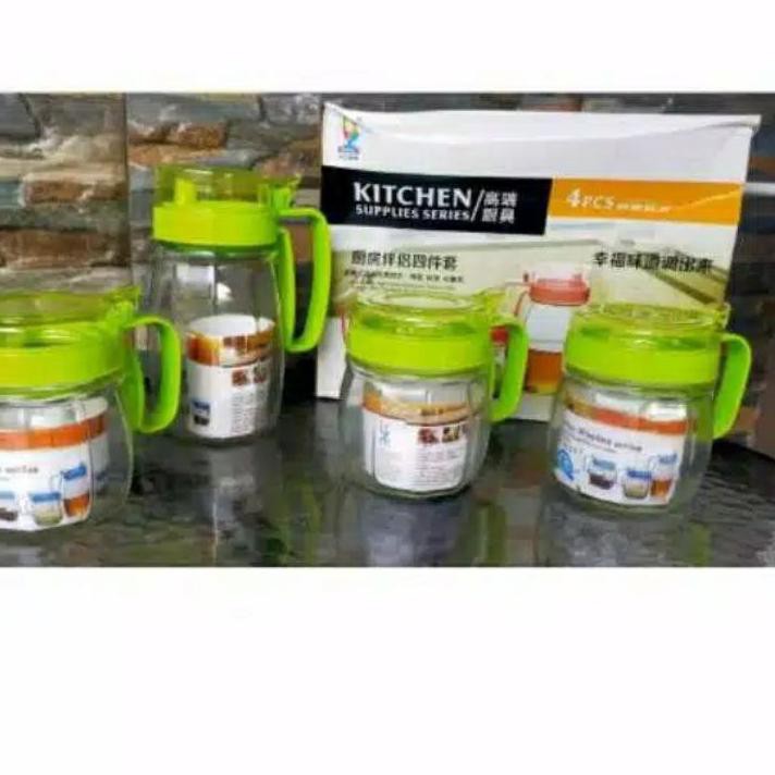 (xss-770) Kitchen Supplies set 4pcs/Tempat Bumbu Dapur ,,