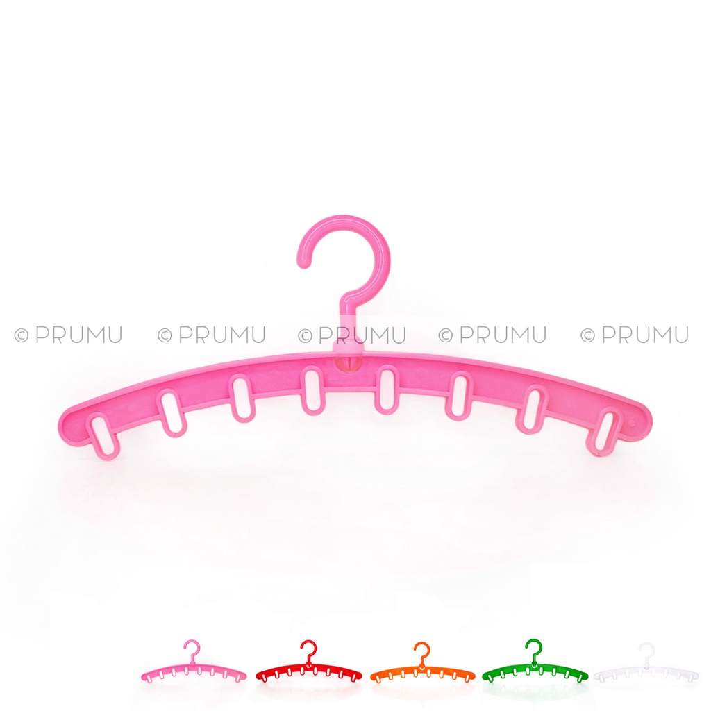 Hanger 8 lubang - Gantungan Baju Plastik 8 Lubang - Clothes Hanger