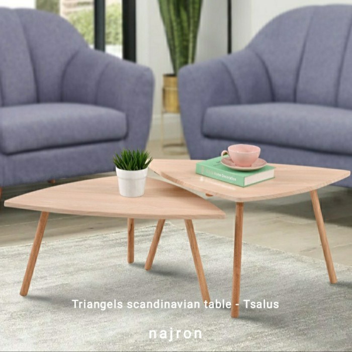 meja scandinavian minimalis - meja ruang tamu - tsalus - Kecil