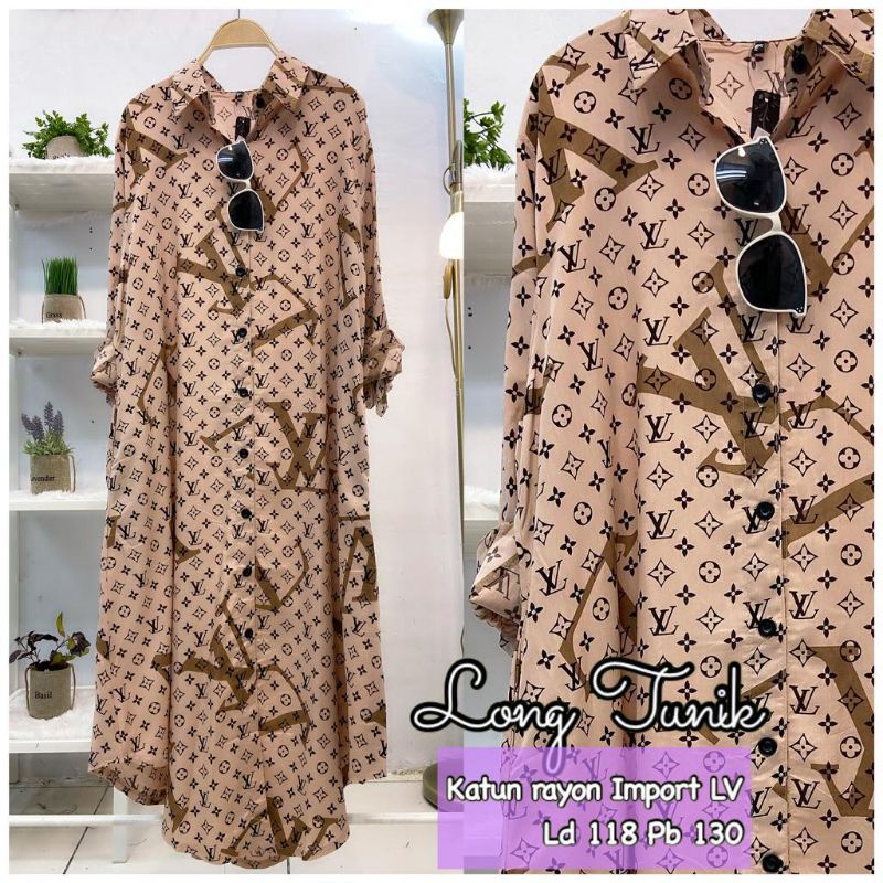 Long Tunik katun rayon import LV