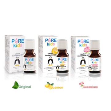 Pure kids baby Inhalant Decongestant Oil 10ml Batuk Pilek Anak Bayi