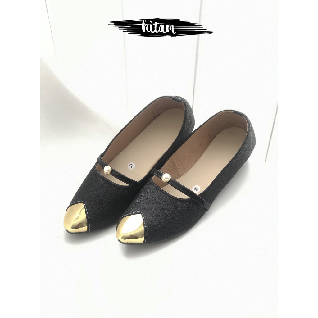 Flatshoes Gelang Mutiara