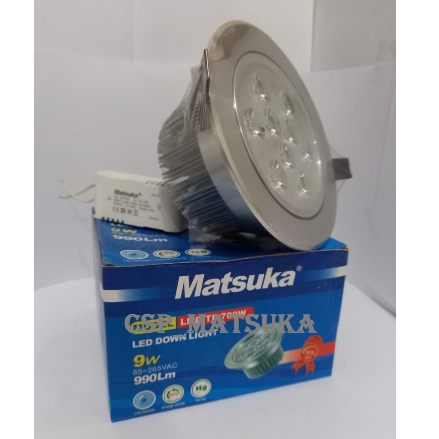 Downligt Led/ Lampu Led Tanam Cahaya Putih Dan Kuning Matsuka LMD709W - P/K