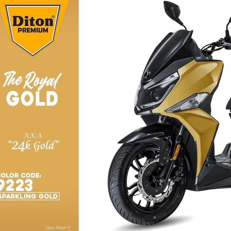 Oke Price.. Pilox Diton Premium Sparkling Gold 9223 Emas Metalik 400ml Cat Pilok Pylox Mas Metallic 