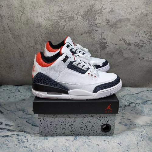Sepatu Nike Air Jordan 3 Retro denim Fire Red