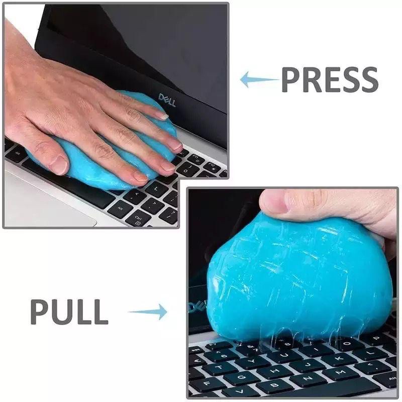 Slime Jelly Gel Jel Super Clean Pembersih Debu Kotoran Perawatan Kebersihan Laptop Kipas Keyboard Dashboard Remot Serbaguna