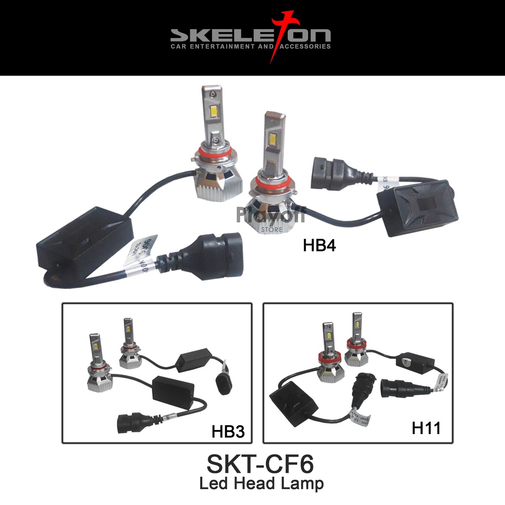 LED Headlight SKT-LIG CF6 H4 H7 H11 HB3 HB4