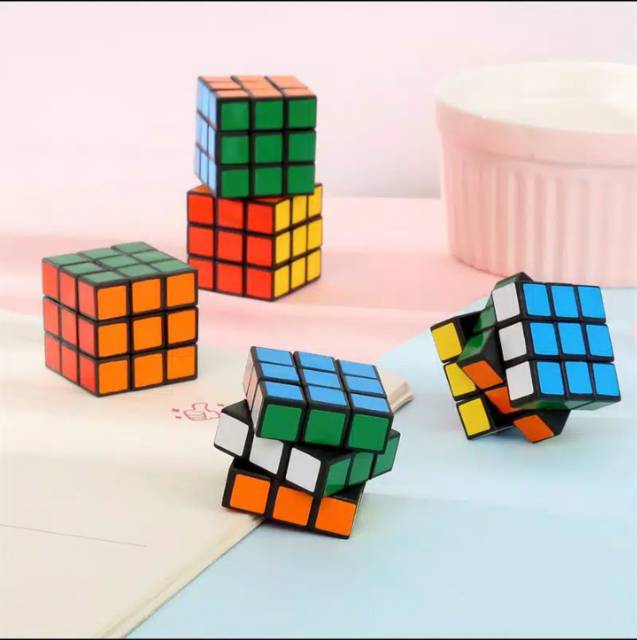 RUBIK MINI  KOTAK 3 DIMENSI MAINAN ANAK / MAINAN EDUKASI ANAK