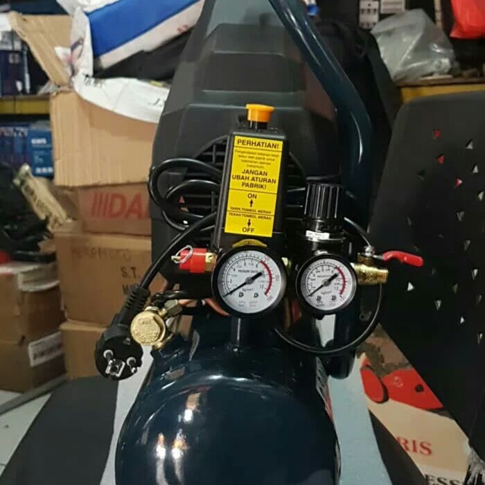 Mesin Kompressor Oilless3/4 HP 9L Izumi Kompresor Oilless Angin