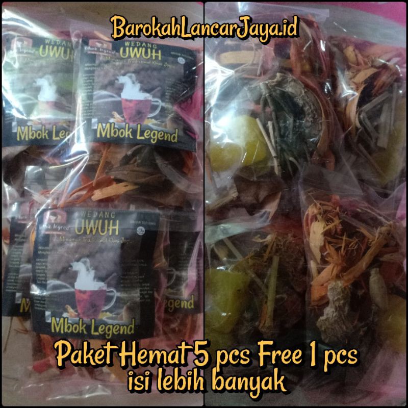 

PAKET HEMAT WEDANG UWUH KOMPLIT+FREE STIKER ( ISI 6 )