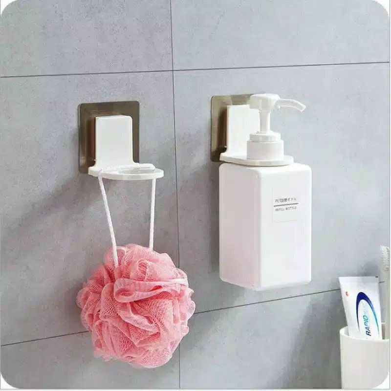 GANTUNGAN BOTOL SABUN SHAMPOO HOLDER DINDING BOTOL SABUN SHAMPOO