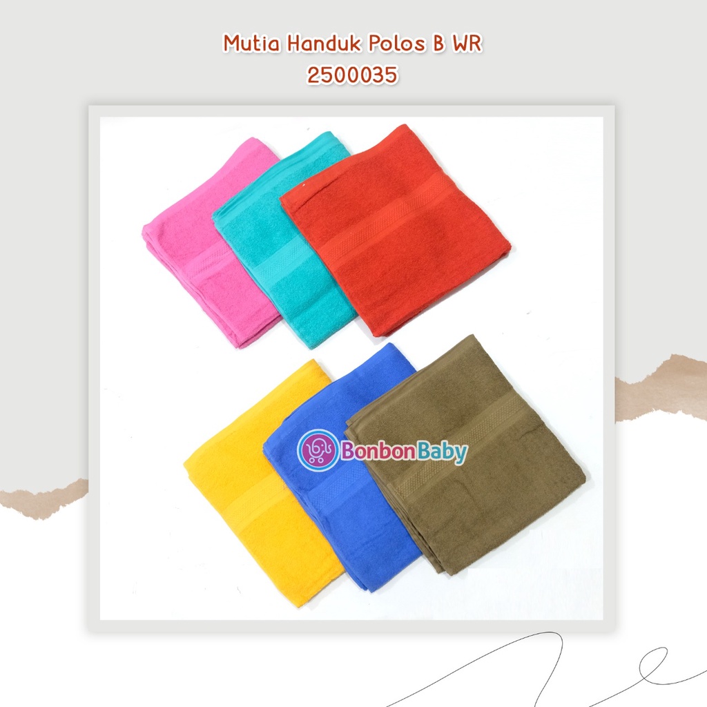 Paling murah !!! Handuk Besar Tebal Murah Warna Polos / Putih