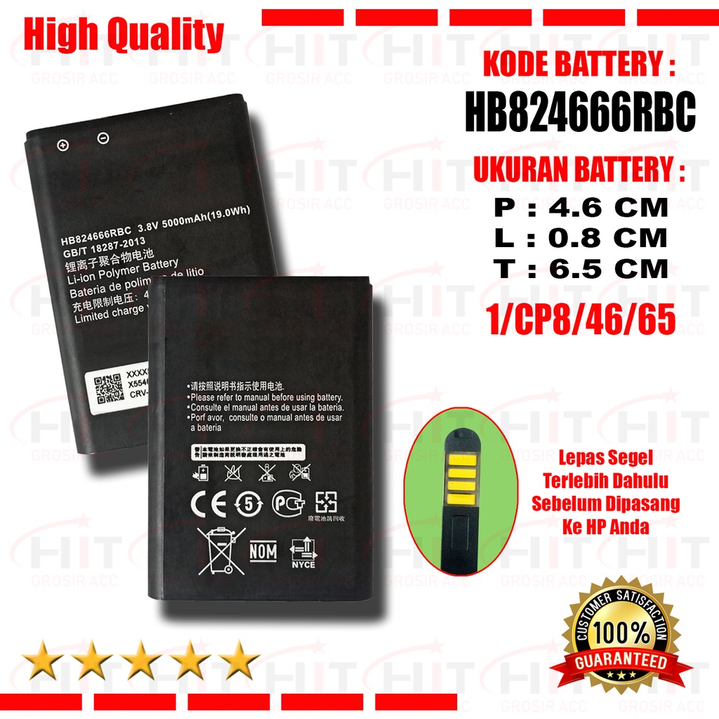 Battery Baterai HB824666RBC For Huawei E5577 E5577Bs-937 Wifi Router