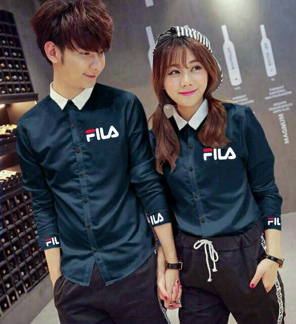 COUPLE KEMEJA FL / KEMEJA COWOK DAN CEWEK