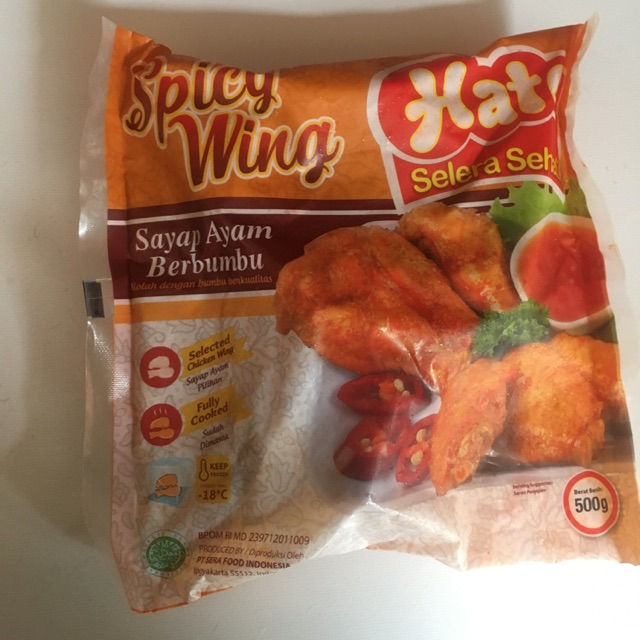 

Hato Halalan Toyyiban Spicy Wing