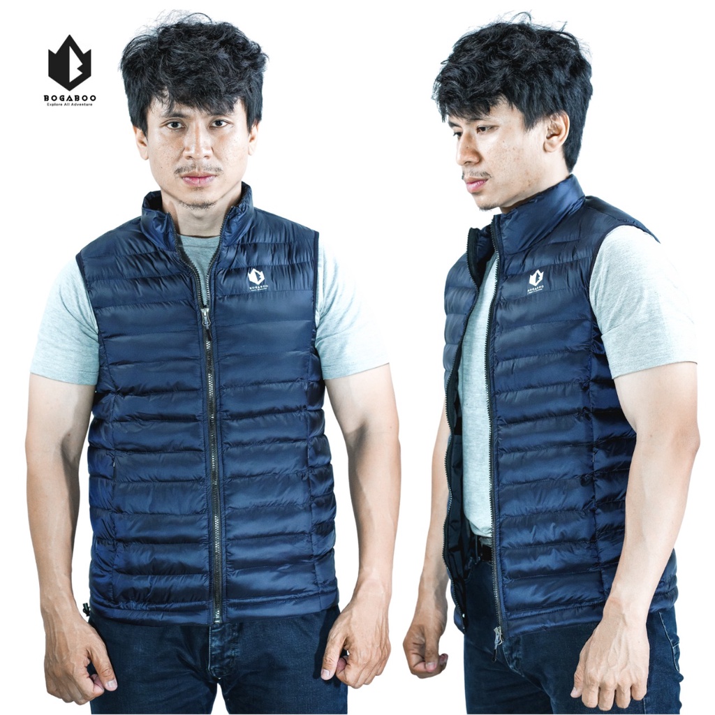 Vest tebal winter bogaboo  RYKEER pria dan wanita - VEST BOGABOO puffer musim dingin - VEST ultralig