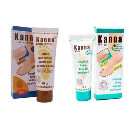 ^ KYRA ^ Kanna Soft Cream Krim Kaki Kana White Foot Cream Untuk Perawatan Tumit Kaki Pecah dan Kulit Sehat