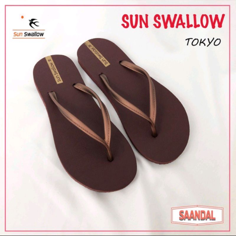 sandal jepit sun swalow Tokyo ukuran  9,5 / 10 / 10,5  untuk remaja &amp; dewasa