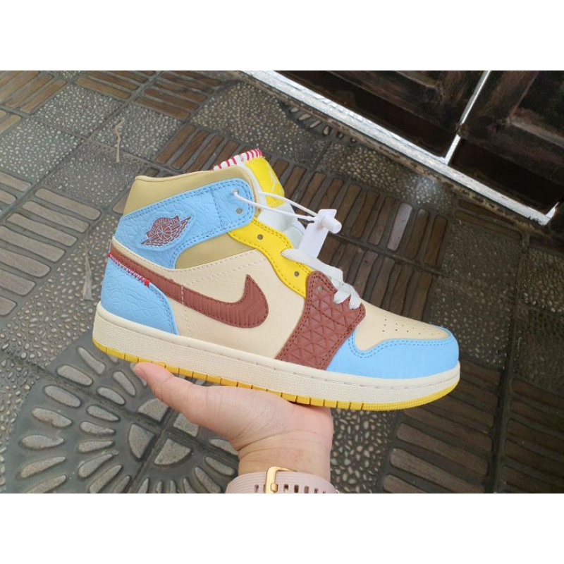 jordan 1 mid maison chateau